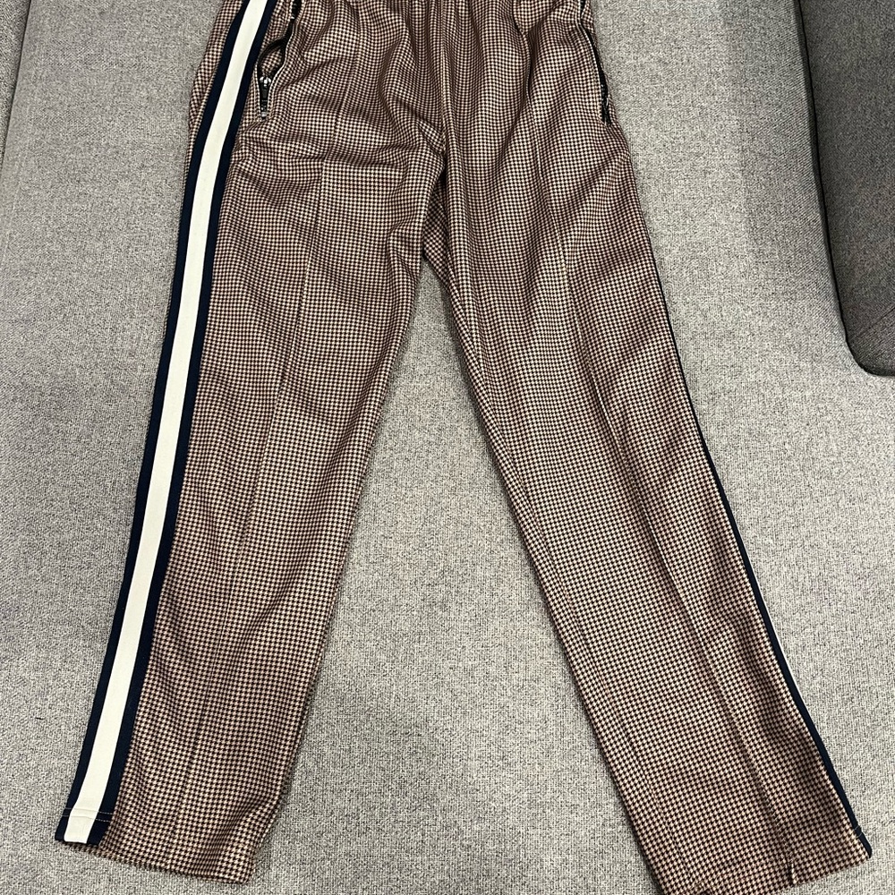 Brown Houndstooth Pants